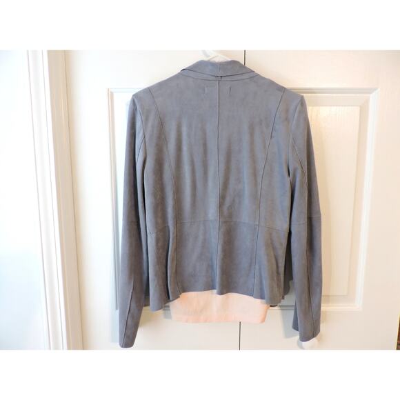 Bagatelle Faux Suede Jacket Open Drape Front Size M - Picture 3 of 4